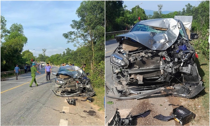 Sau cú đâm kinh hoàng với ô tô, nữ sinh cùng nam thanh niên đi xe máy tử vong