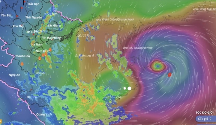 Diễn biến mới nhất bão số 3 Yagi: Có dấu hiệu lệch Nam, ảnh hưởng trực tiếp tới Hà Nội
