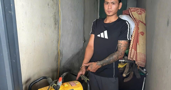 Nam thanh niên lợi dụng mưa lũ trộm cắp tài sản bị bắt