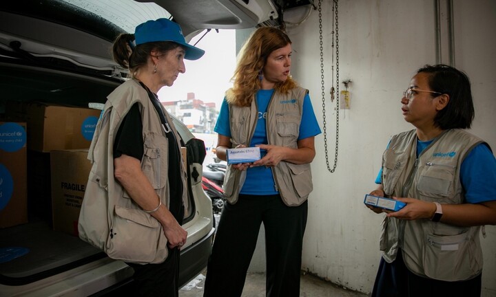 UNICEF hỗ trợ Việt Nam ứng phó khẩn cấp sau bão Yagi: Tập trung bảo vệ trẻ em