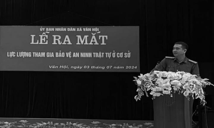 Thiếu tá công an đột tử sau trực lũ: Xót xa nỗi đau của người vợ và 2 con thơ
