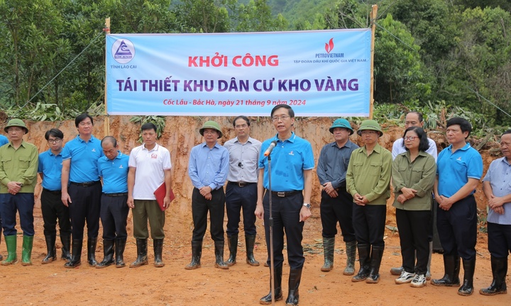 Petrovietnam khởi công tái thiết toàn bộ khu dân cư thôn Kho Vàng