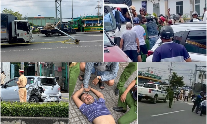 Vụ cướp xe, gây tai nạn làm 2 người chết: Kinh hãi hiện trường xe