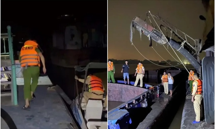 Clip: Trinh sát mật phục, ập vào bắt giữ 2 tàu hút cát trái phép trong đêm