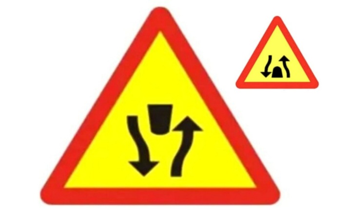 Ký hiệu biển số đường đôi và kết thúc đường đôi là gì?