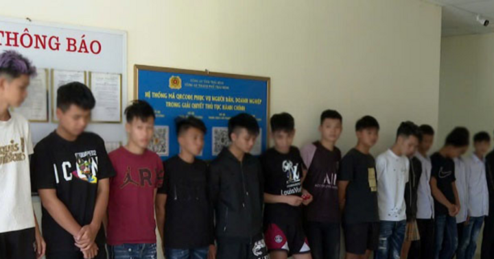 Hàng chục thanh niên, học sinh ở Thái Bình mang hung khi đi giải quyết mâu thuẫn