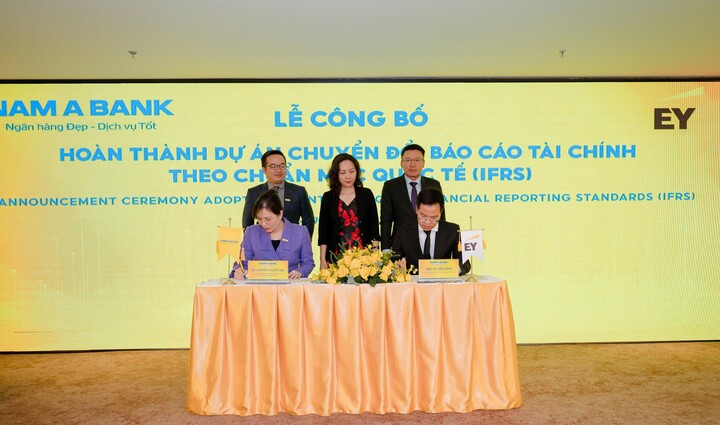 NAM A BANK tiên phong hoàn thành báo cáo tài chính theo chuẩn mực quốc tế (IFRS)