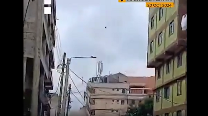 Clip: Chung cư 7 tầng sụp đổ trong chớp mắt, tiếng nổ lớn vang trời, bụi bay mù mịt