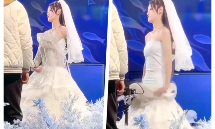 Cô dâu cởi váy cưới, hủy hôn ngay sân khấu vì câu nói động trời của mẹ chồng