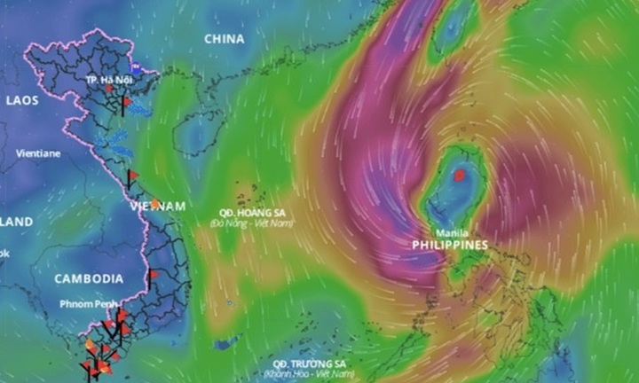 Tin bão Trà Mi mới nhất ngày 24/10: Tiến thắng vào Biển Đông, 2 kịch bản đường đi của cơn bão