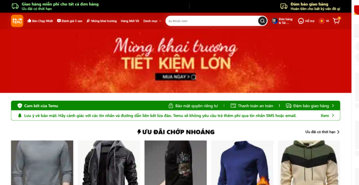 Hoạt động rầm rộ khi chưa được cấp phép, sàn Temu có thể bị xử phạt như thế nào?