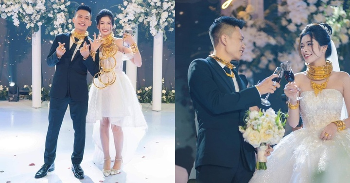 Cô dâu Thanh Hóa đeo vàng 