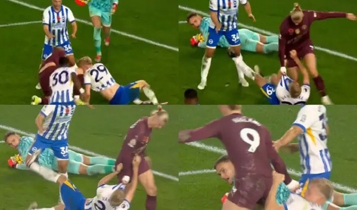 Thấy trò cưng “đấu vật” với đối thủ, Pep Guardiola có hành động gây bất ngờ