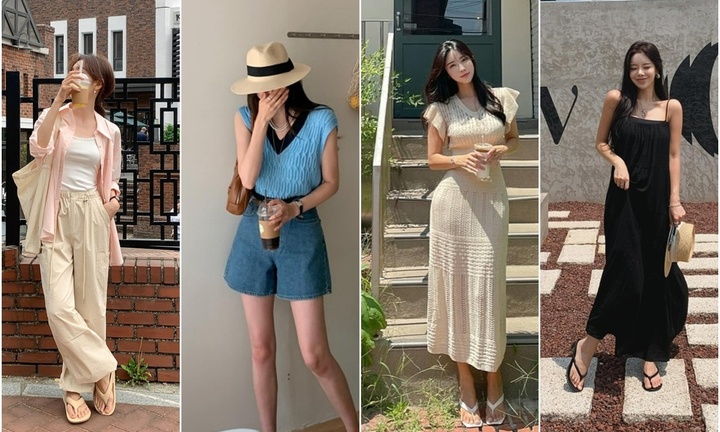 Trang phục du lịch hè độc đáo cho phụ nữ 40 tuổi