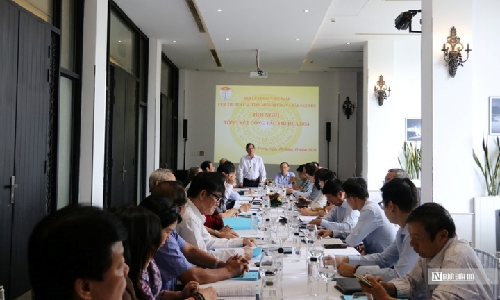 Hội Luật gia các tỉnh duyên hải miền Trung và Tây Nguyên tổng kết công tác thi đua năm 2024
