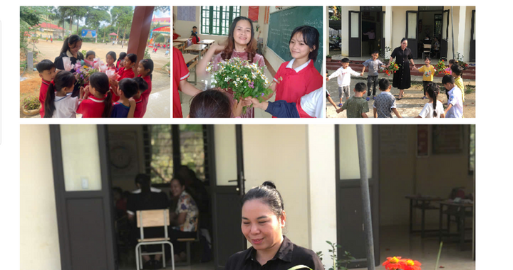 Học sinh Làng Nủ và những tấm thiệp 