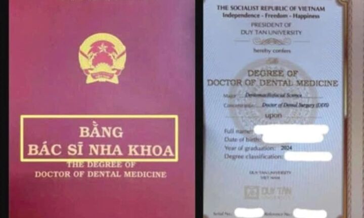 Đại học Duy Tân tiến hành cấp lại bằng đúng ngành học cho sinh viên