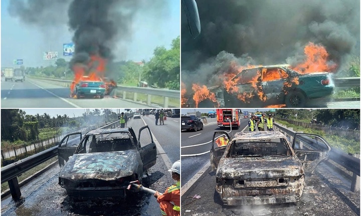 Tài xế mua ô tô giá 100 triệu đồng, đang lái về nhà thì xe cháy trơ khung