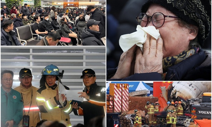 Vụ tai nạn máy bay chở 181 người ở Hàn Quốc: Tiếng khóc xé lòng sau mỗi cái tên được công bố