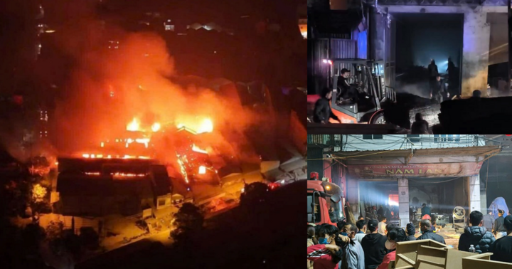 Cận cảnh hiện trường vụ cháy 10 nhà xưởng tại làng nghề gỗ Liên Hà