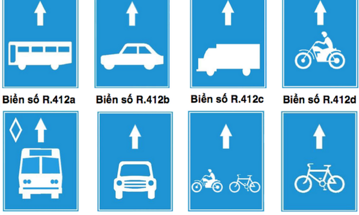 Ý nghĩa của biển báo R.412