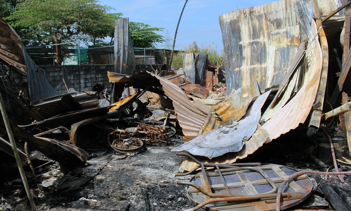 Cháy nhà cấp 4 ở Đồng Nai, cụ ông 74 mắc kẹt tử vong trong đám cháy