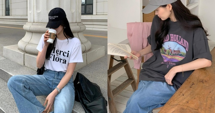 Công thức áo thun và quần jeans cứ mặc là trẻ trung