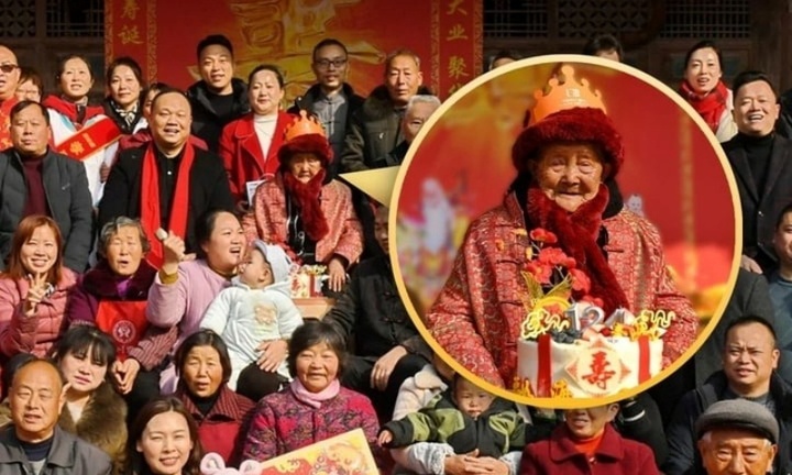 Cụ bà thọ 124 tuổi tiết lộ bí quyết sống lâu: Ngủ từ 20h, ăn mỡ lợn vừa phải