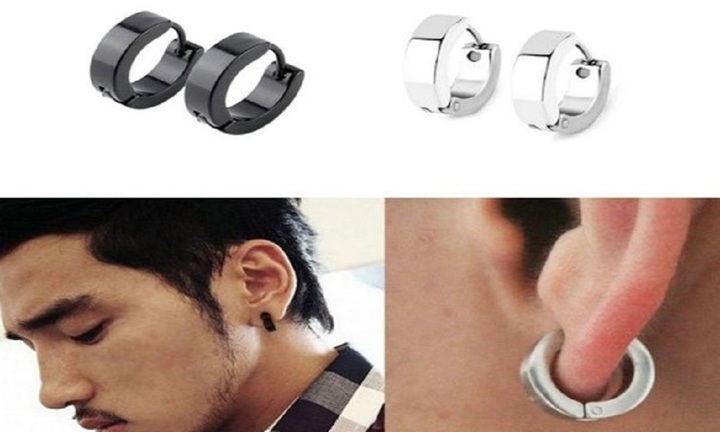 7+ mẫu khuyên tai bạc nam đẹp được ưa chuộng hiện nay