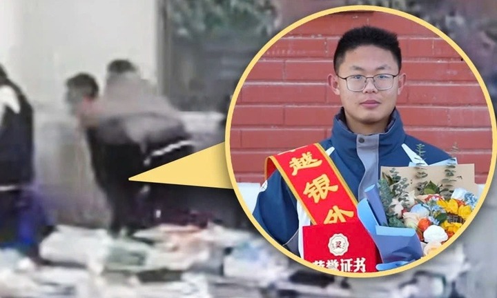 Không màng nguy hiểm, nam sinh lao vào lớp cứu bạn khuyết tật trong trận động đất