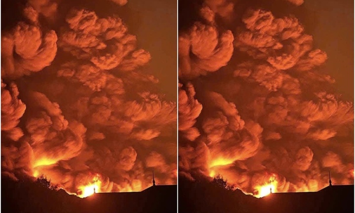 Clip: Hiện trường vụ cháy tại công ty giầy Venus, gây thiệt hại nhiều tỷ đồng