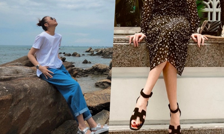 Học lỏm loạt công thức mix đồ với sandal 