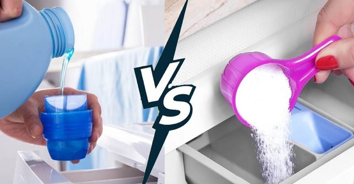 Nên dùng bột giặt hay nước giặt?