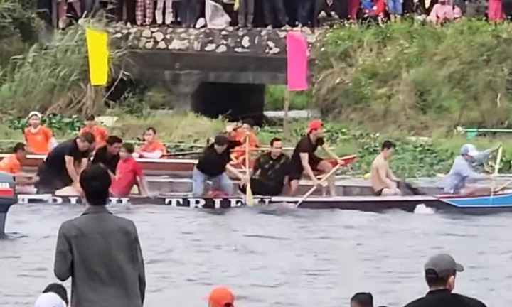 Lật thuyền đua ở Quảng Nam, 1 vận động viên tử vong, 2 người bị thương