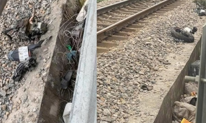 Lời kể nhân chứng vụ người phụ nữ đi xe máy tử vong sau va chạm với tàu hỏa