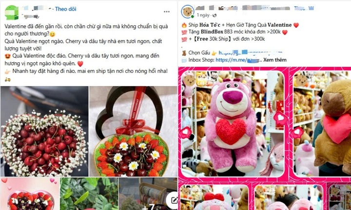 Đồ chơi “hot trend” và các dịch vụ tặng quà online nở rộ ngày Valentine 