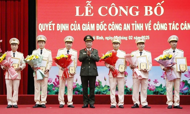 4 trưởng phòng Công an tỉnh Thái Bình xin nghỉ hưu trước tuổi