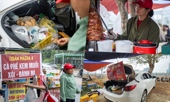 Người phụ nữ lái Mazda 6 đi bán xôi vì 