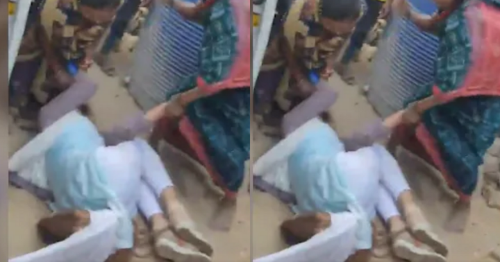 Clip: Phẫn nộ mẹ chồng đánh con dâu mang thai 3 tháng tới tấp ngay trước mặt thông gia