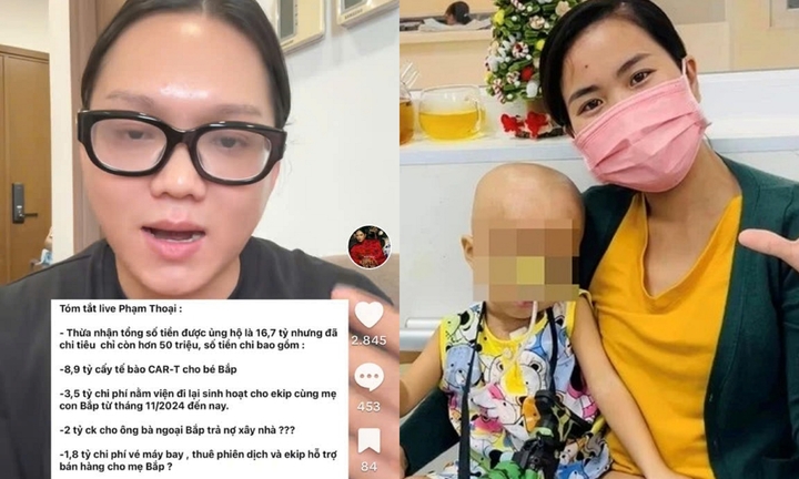 TikToker Phạm Thoại tung toàn bộ slide công khai sao kê, bác tin chi tiền cho ông bà ở quê trả nợ