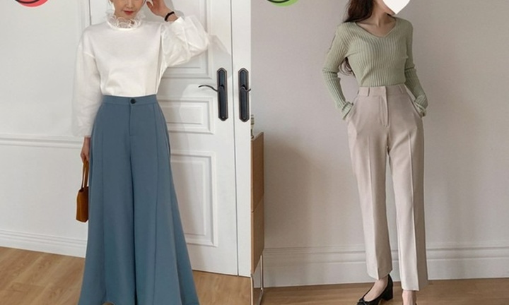 Các kiểu quần là 