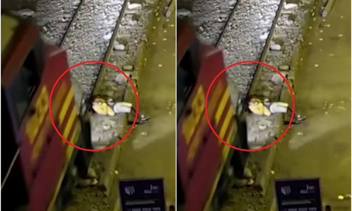 Clip: Người đàn ông say rượu bị tàu đâm trúng, cái kết khiến ai cũng thót tim 