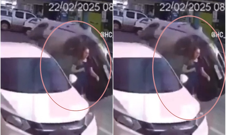 Clip: Bán tải tông cú