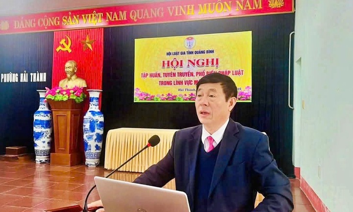Hội Luật gia tỉnh Quảng Bình tuyên truyền pháp luật về môi trường, đất đai tới người dân