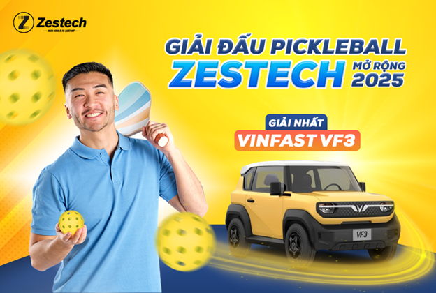 Giải đấu Pickleball Zestech mở rộng 2025 chính thức khởi tranh ngày 24/03/2025