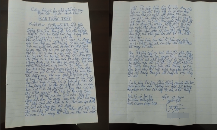 Bảo vệ Trường THPT Kiến An trần tình về vụ con chó bị trói đưa đi làm thịt