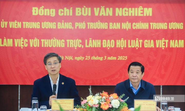 Phó Trưởng Ban Nội chính Trung ương thăm và làm việc với Hội Luật gia Việt Nam