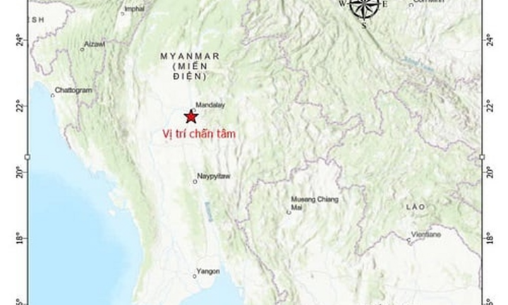 Xảy ra động đất tại Myanmar, Hà Nội và TP.HCM rung lắc mạnh