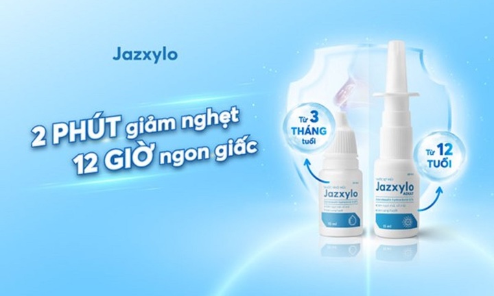 Jazxylo - Giải pháp giảm nghẹt mũi thế hệ mới: Không kháng sinh, không corticoid!