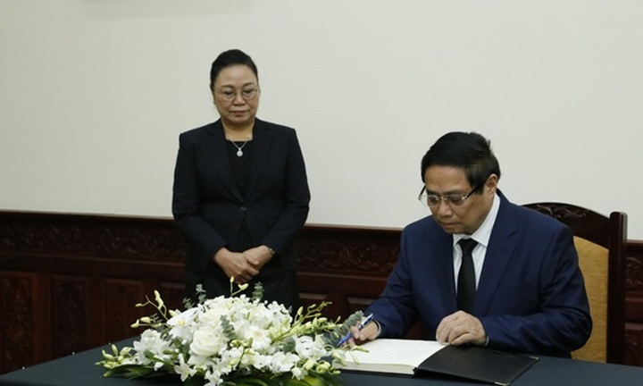 Thủ tướng Phạm Minh Chính sẽ đến Lào dự lễ truy điệu Đại tướng Khamtay Siphandone